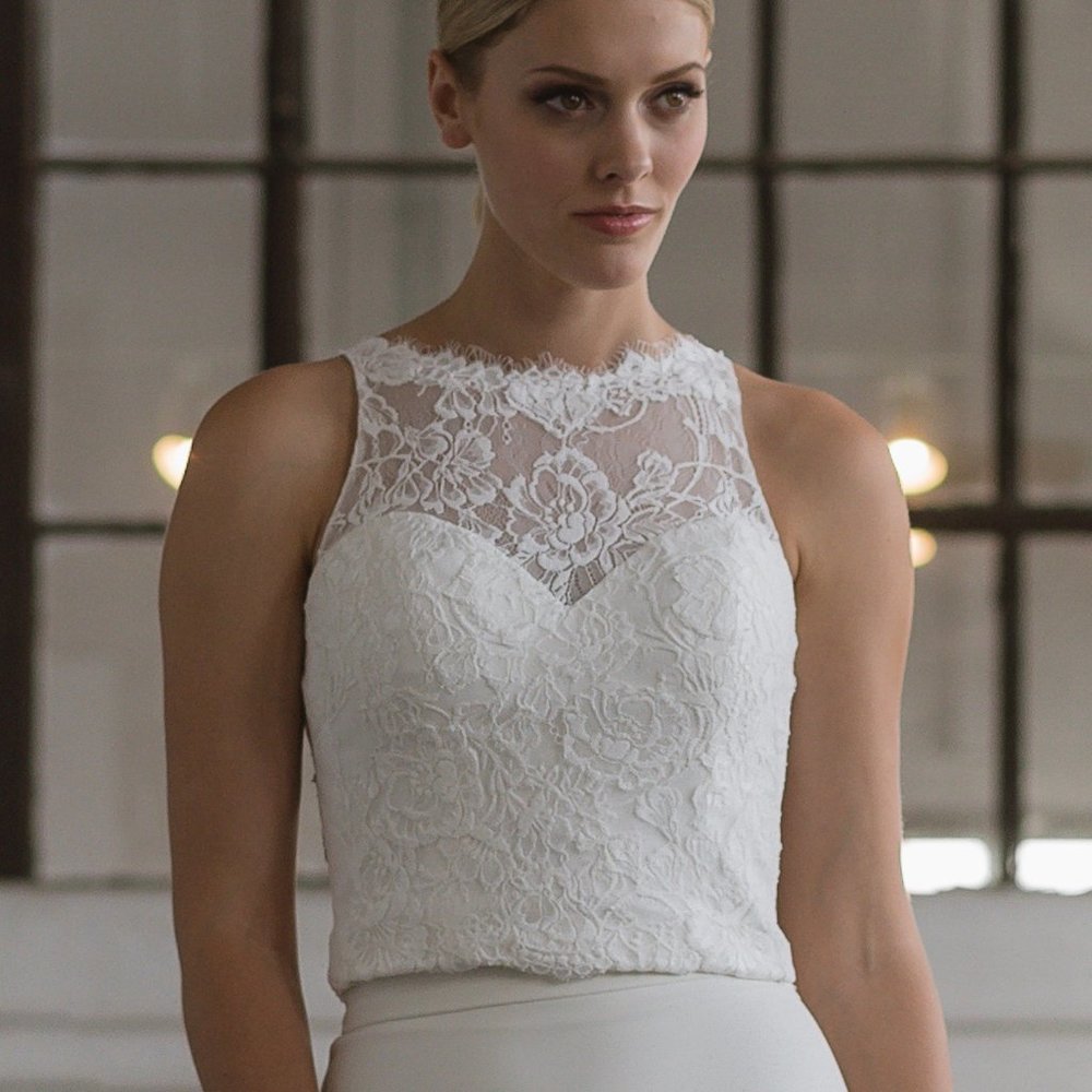 Lis Simon SS104 Bodice Lace Size 12 Sample